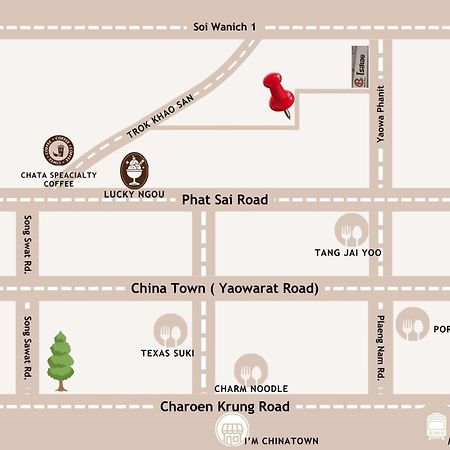 Ferienwohnung The Character Yaowarat V เดอะ คาแรคเตอร์ เยาวราช 3 Bangkok Exterior foto